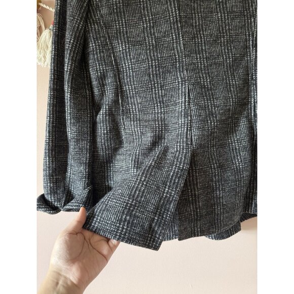 Weekend Max Mara Wool Plaid Blazer And Skirt Suit Preppy Academia Careerwear M - Picture 11 of 13